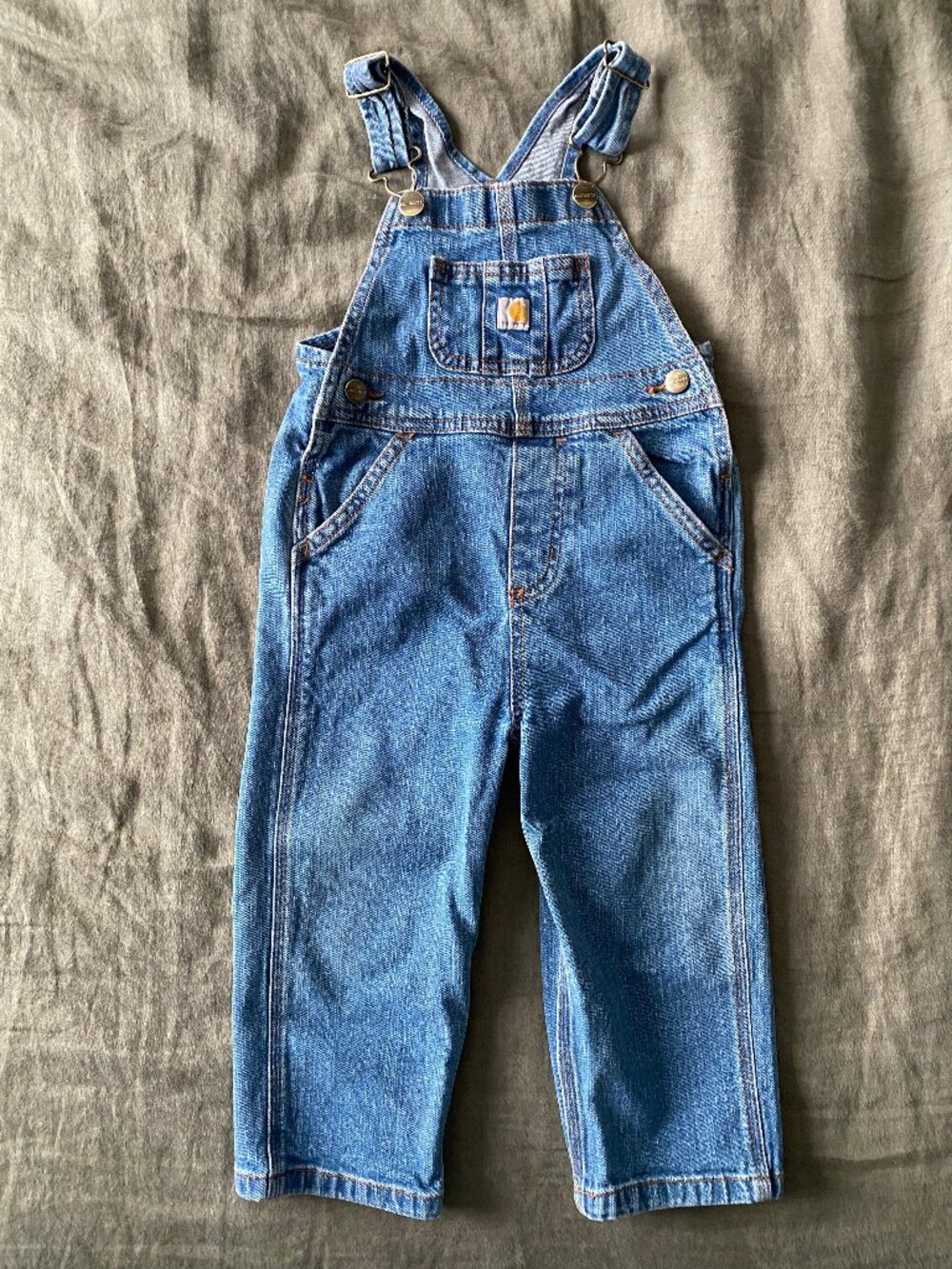 Carhartt Kids Denim Overalls Size 2T